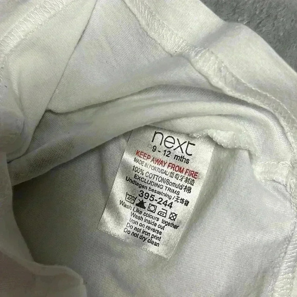 NEXT -  short sleeve cotton England T-shirt. Size 9-12 months - Picture 3 of 5